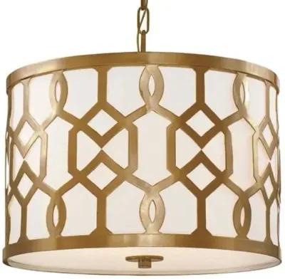 Libby Langdon Chandelier - Brass - Crystorama - Gold