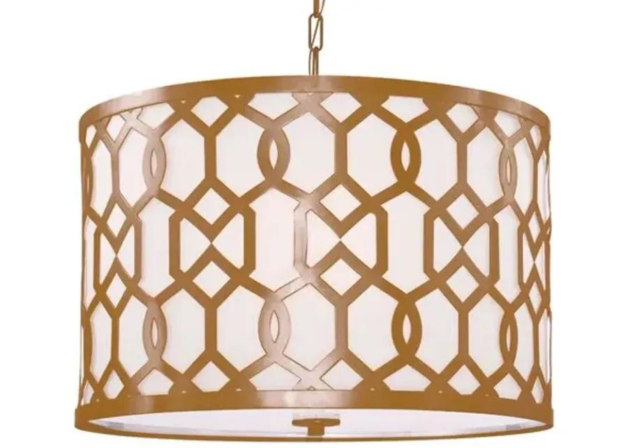 Libby Langdon Chandelier - Brass - Crystorama - Gold