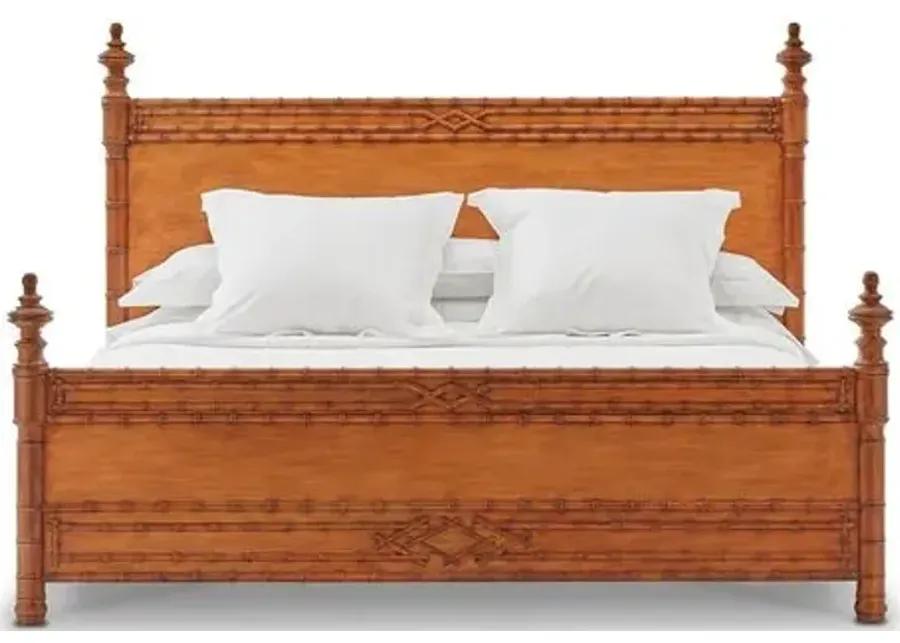 Bamboo Bed - Natural - Bunny Williams Home - Brown