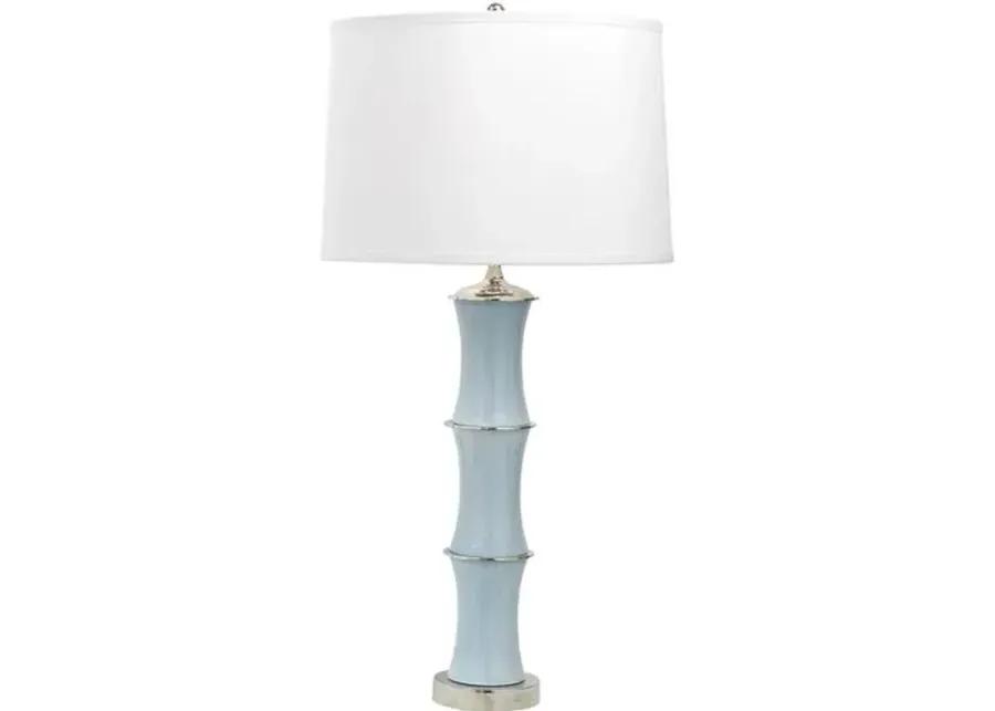 Rivoli Table Lamp - Soft Smoke Gray - Port 68 - Blue