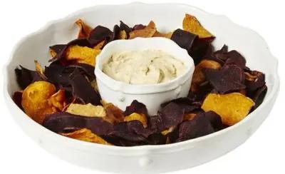 Berry & Thread Chip 'n Dip - White - Juliska