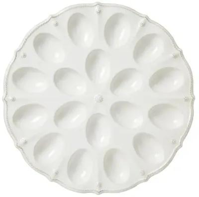 Berry & Thread Egg Platter - White - Juliska