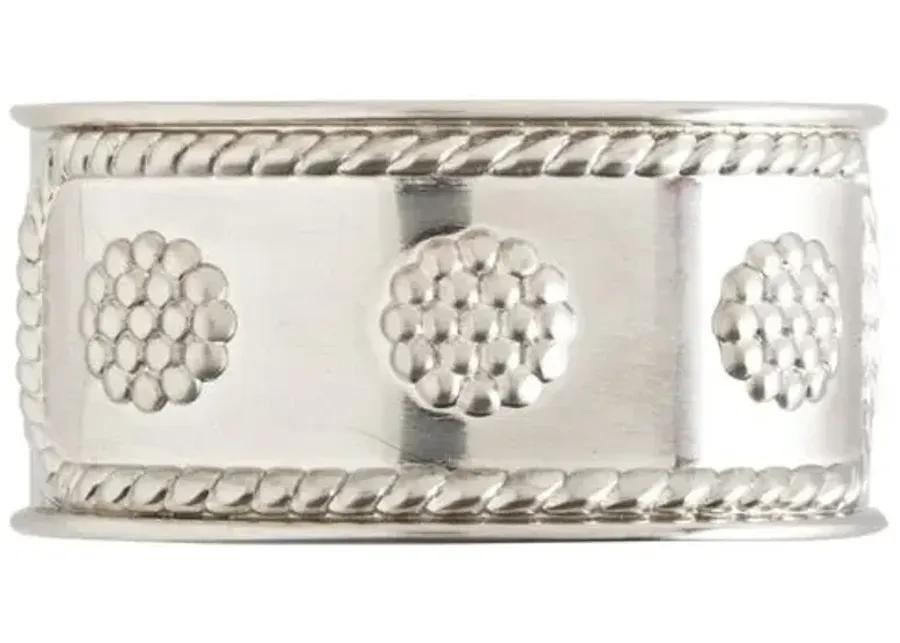 Berry & Thread Napkin Ring - Silver - Juliska