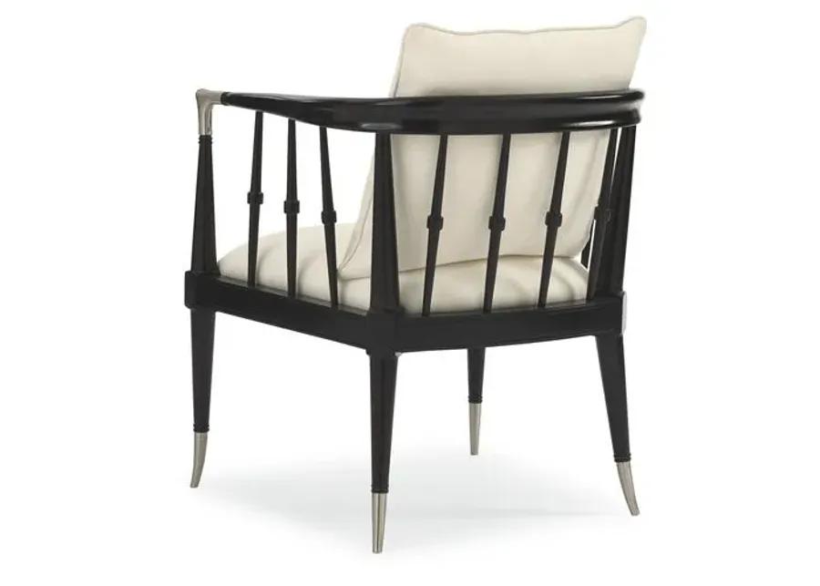 Leone Accent Chair - Black, Comfortable, Durable, Cushioned