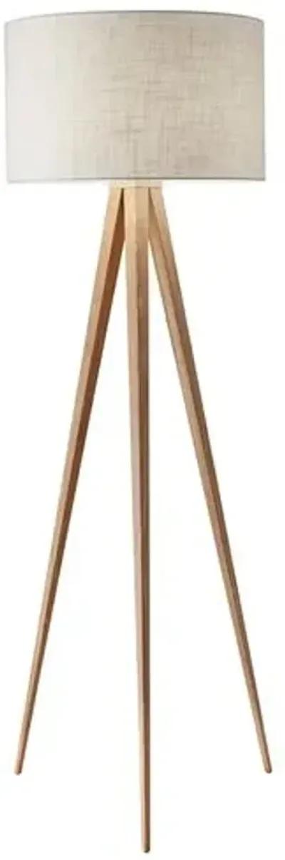 Dayle Tripod Floor Lamp - Natural