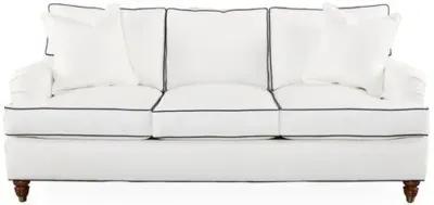 Kate Queen Sleeper Sofa - White Crypton - Miles Talbott