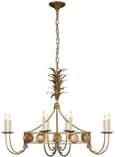 Visual Comfort - Gramercy Large Chandelier - Gold