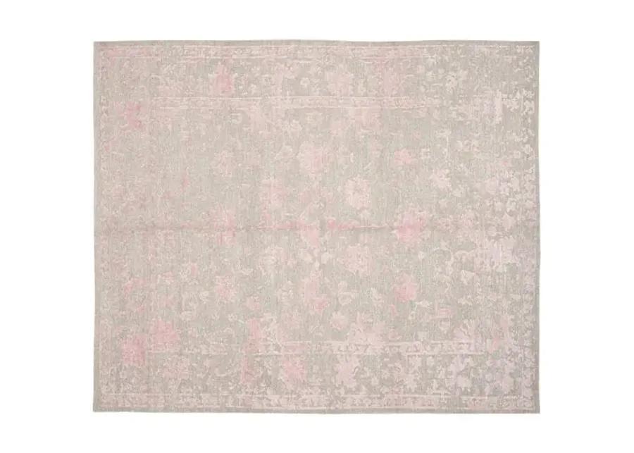 Colton Rug - Silver/Rose - Pink - Pink