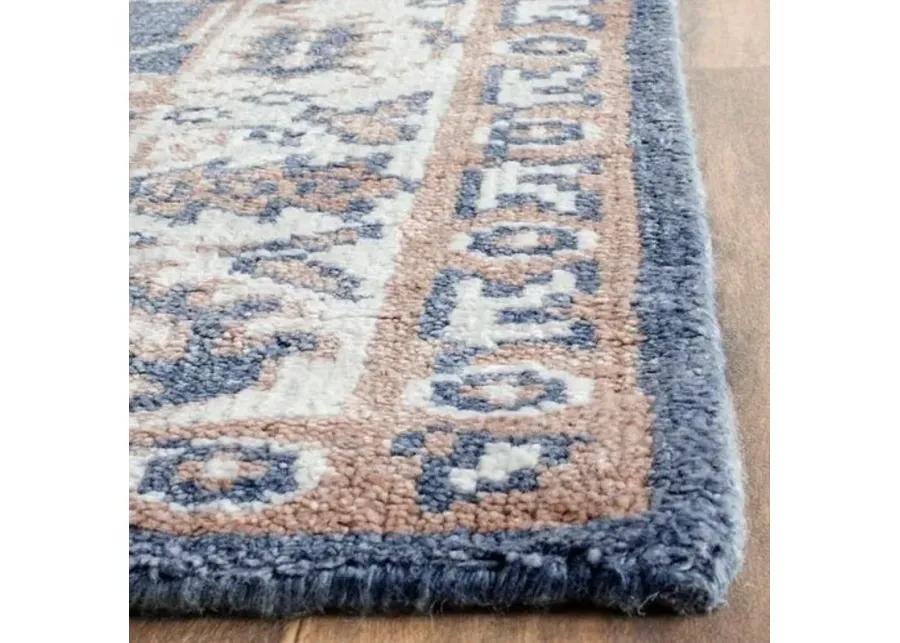 Watson Hand-Knotted Rug - Blue/Ivory - Blue