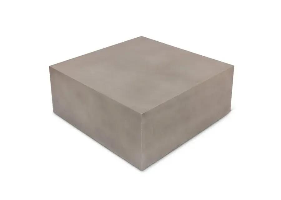 Elwood 40" Concrete Coffee Table - Dark Gray