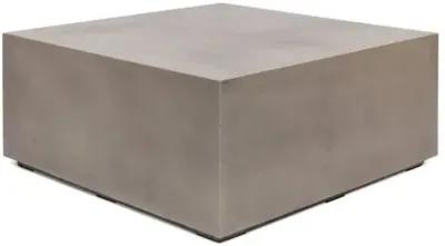 Elwood Square Concrete Coffee Table - Gray