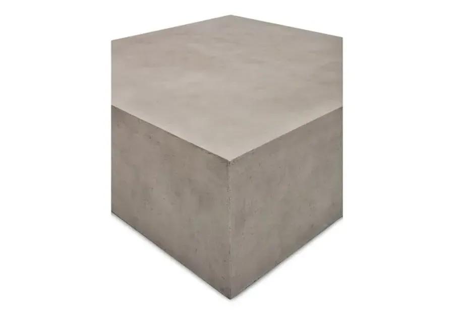 Elwood 47" Concrete Coffee Table - Dark Gray