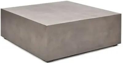 Elwood Square Concrete Coffee Table - Gray