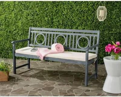 Praia Outdoor Bench - Ash Gray - Beige