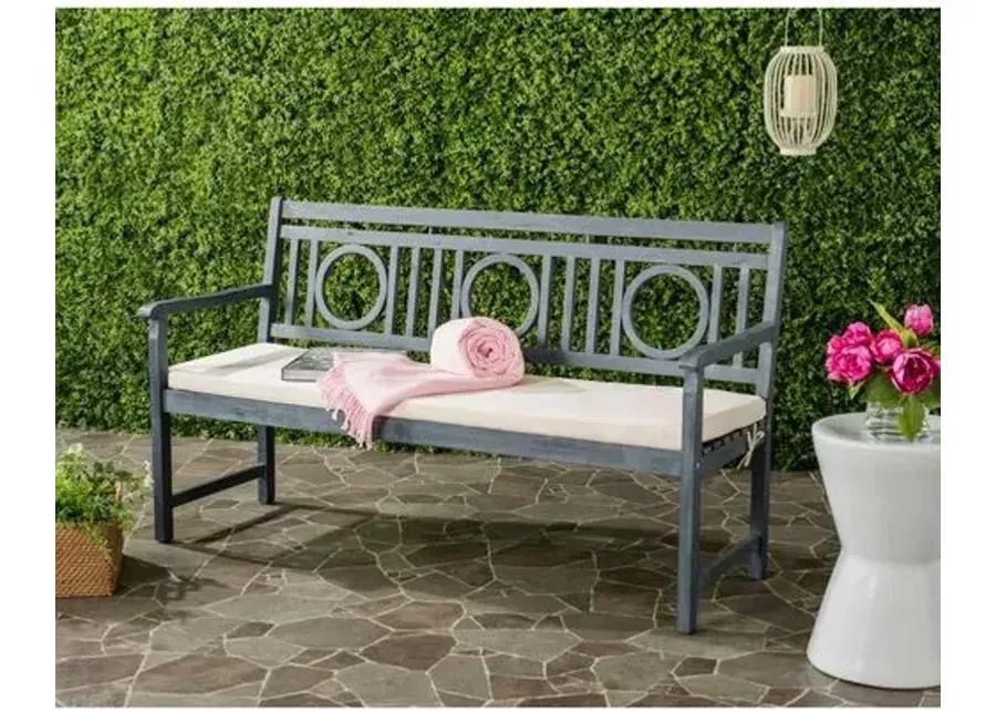 Praia Outdoor Bench - Ash Gray - Beige