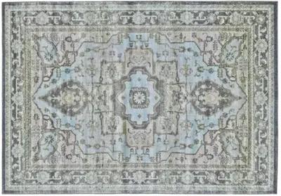 Adara Rug - Blue/Taupe - Blue