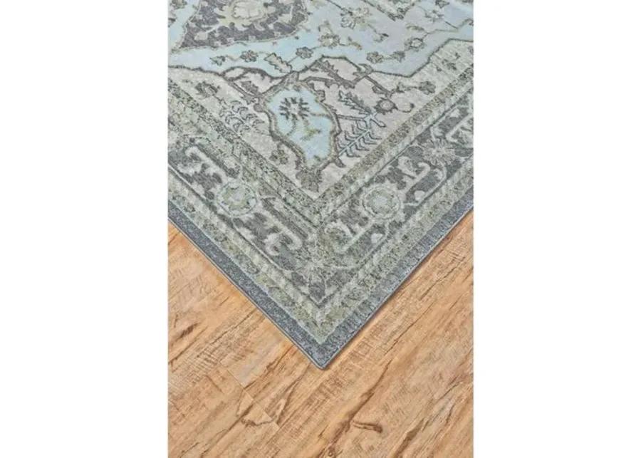 Adara Rug - Blue/Taupe - Blue