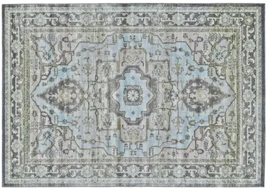 Adara Rug - Blue/Taupe - Blue