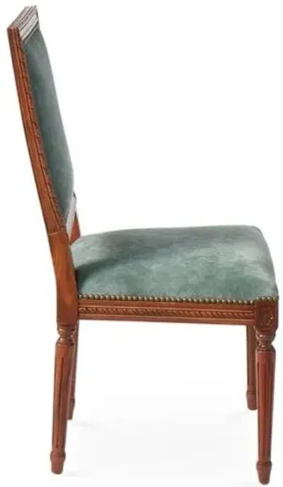 Exeter Side Chair - Jade Velvet - Green