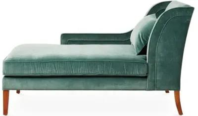 Roslin Left-Facing Chaise - Jade Velvet - Green - Comfortable, Sturdy, Stylish