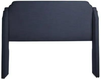 Aurora Linen Wingback Headboard - Blue