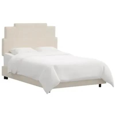 Paxton Linen Bed - Beige