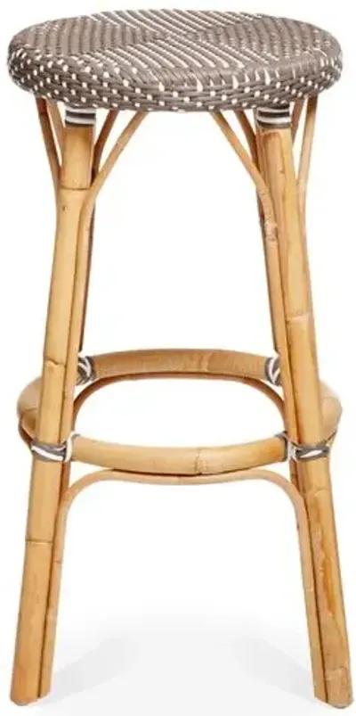 Simone Barstool - Cappuccino/White - Sika Design - Brown