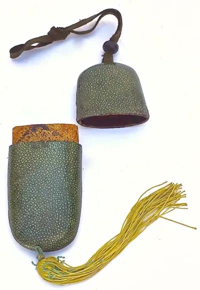 Antique Shagreen Eyeglass Case - Vermilion Designs