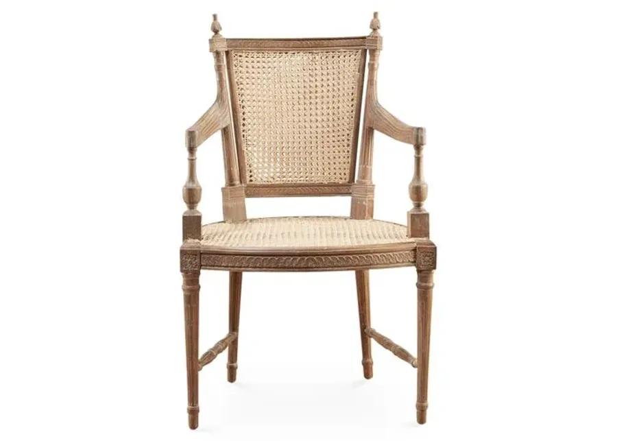 Hampton Wicker Armchair - Natural - Handcrafted - Beige