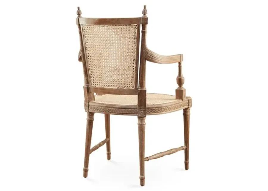 Hampton Wicker Armchair - Natural - Handcrafted - Beige