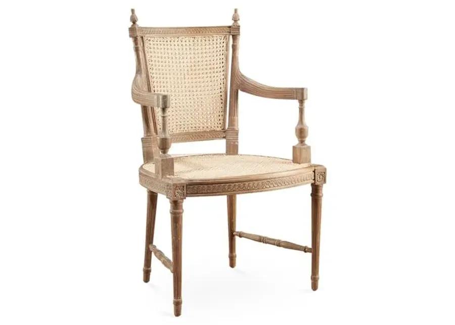 Hampton Wicker Armchair - Natural - Handcrafted - Beige