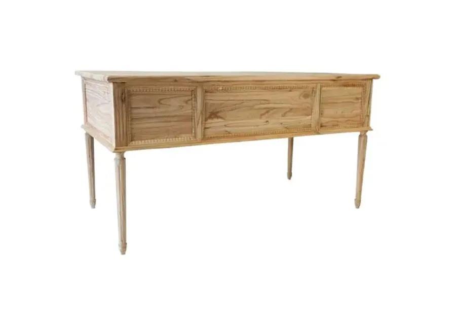 Colette Desk - Natural - Ave Home - Beige