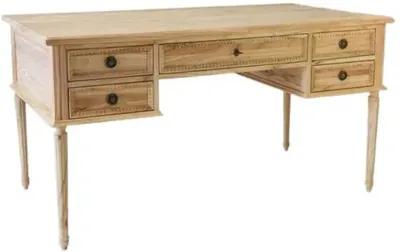 Colette Desk - Natural - Ave Home - Beige