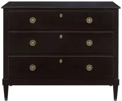 Adams 3-Drawer Dresser - Black