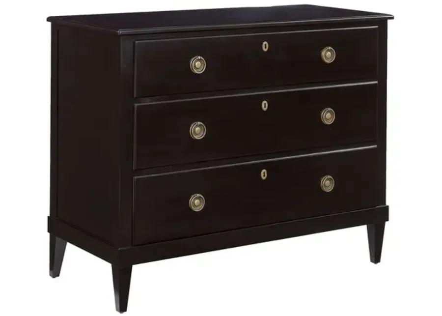 Adams 3-Drawer Dresser - Black