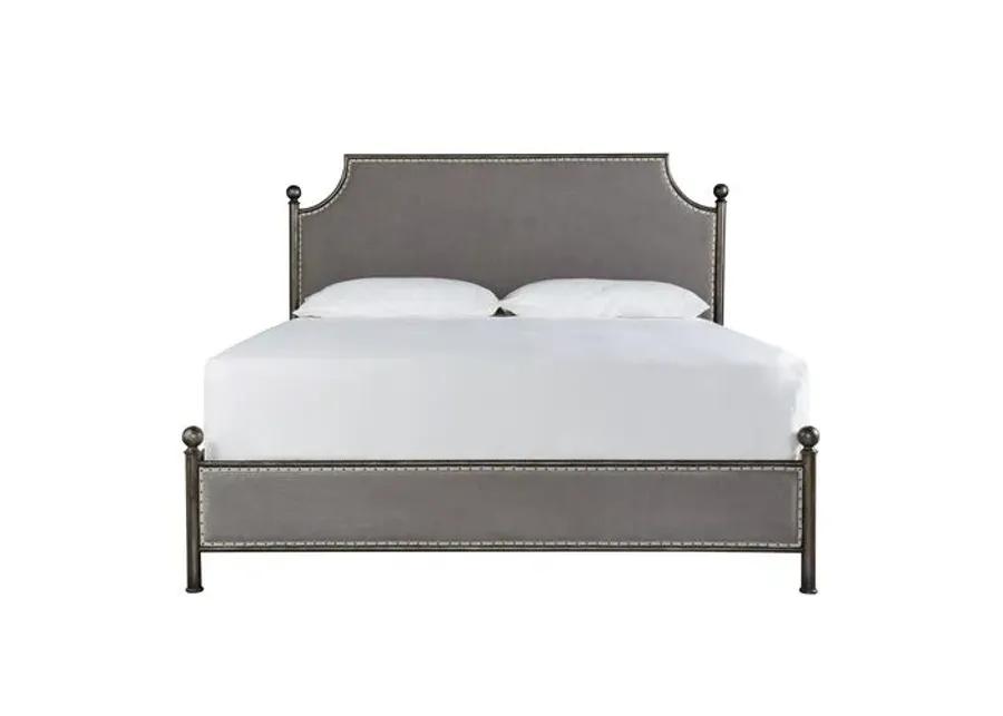 Monett Canopy Bed - Gunmetal - Gray