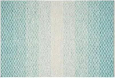 Diamante Rug - Turquoise/Ivory - Blue - Blue