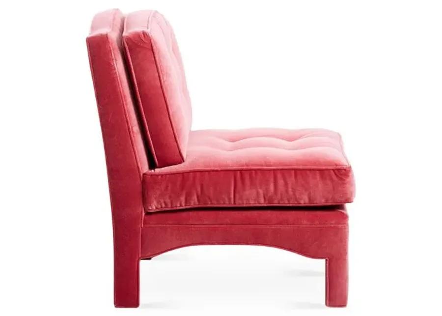 Julien Slipper Chair - Pink