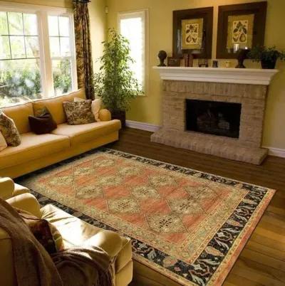 Juniper Rug - Rust/Charcoal - Orange - Orange