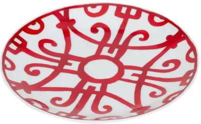 Hermès Red & White Porcelaine Plate - Vintage Lux - Orange