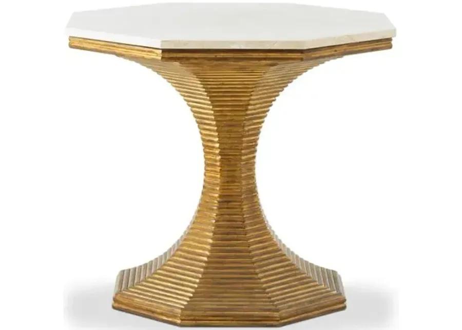 Hourglass Side Table - Gold - Bunny Williams Home