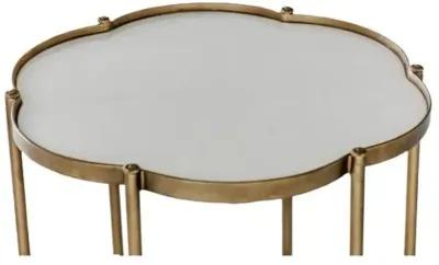 Clementine Flower Side Table - Brass - Gabby - Gold