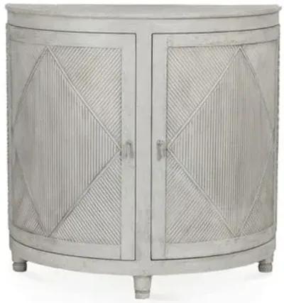 Chelsea Demilune Cabinet - Gray - Gabby