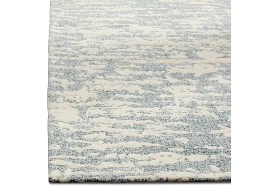 Sean Flat-Weave Rug - Ivory/Blue - Blue