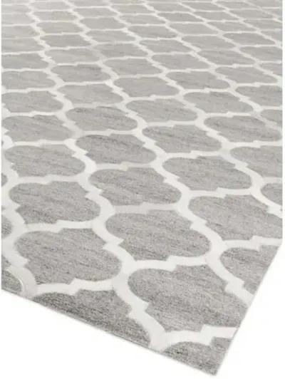 Triton Hide Rug - Silver/Ivory - Exquisite Rugs - Gray - Gray