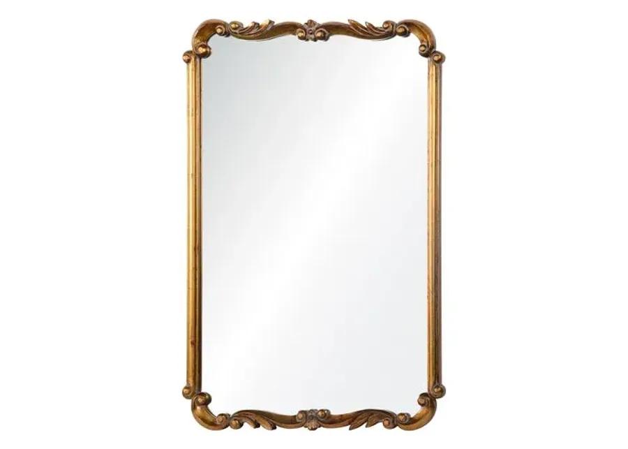 Toulouse Wall Mirror - Antiqued Gold