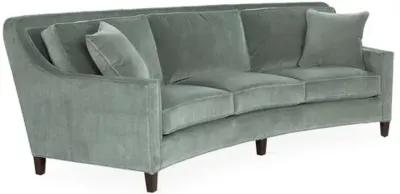 Caymen Curved Sofa - Sage Velvet - Miles Talbott - Handcrafted