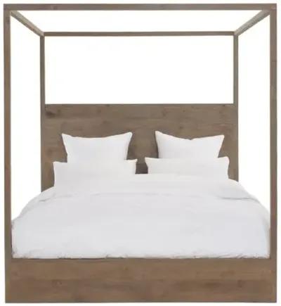 Latrobe Canopy Bed - Natural - Community - Brown