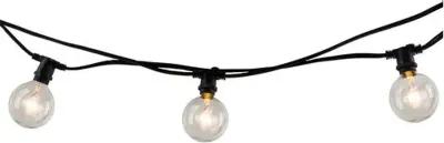 Tilly 10-Pc Circular String Lights - Clear - Black