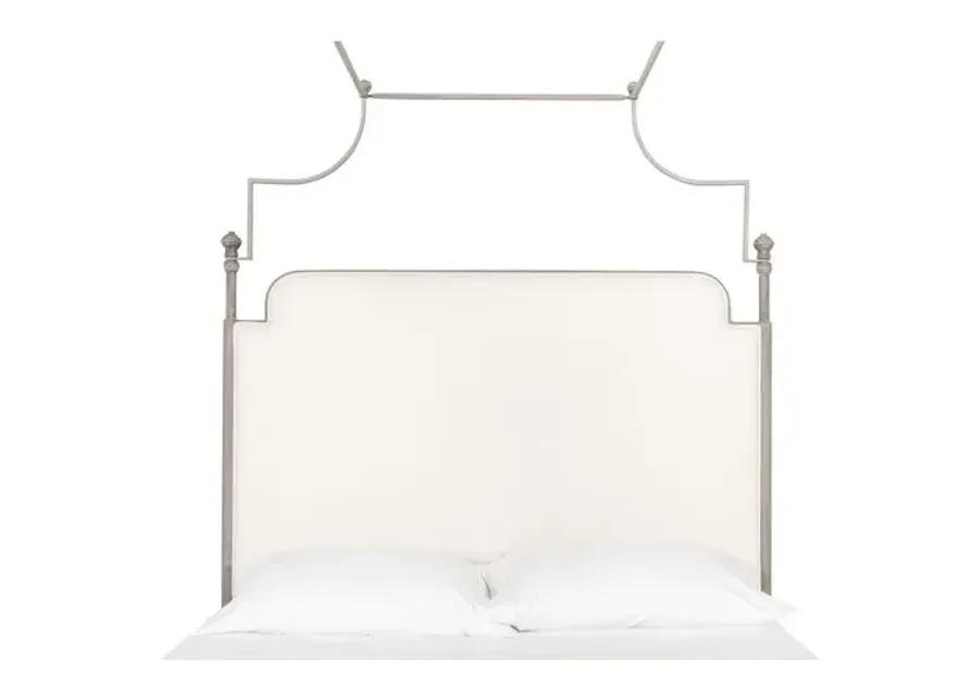 Loren Canopy Bed - Ivory